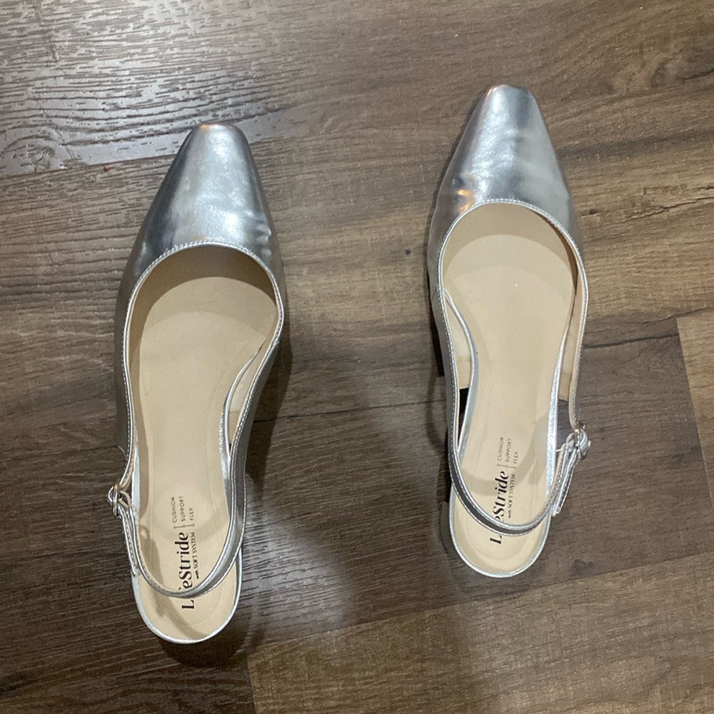Like New Silver Short Heels